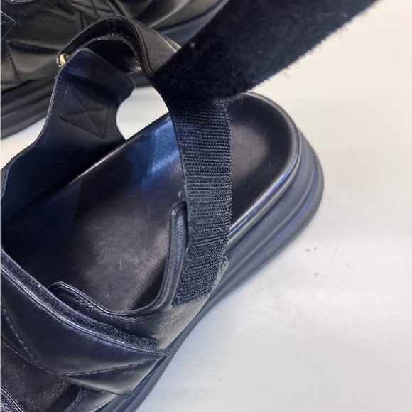 Iceberg Black Platform Sandals with Chunky Sole - Picture 3 of 9